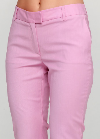 Розовые кэжуал демисезонные прямые брюки Paul & Joe