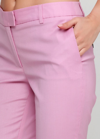 Розовые кэжуал демисезонные прямые брюки Paul & Joe