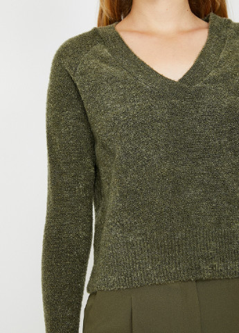 Темно-зелений демісезонний пуловер пуловер KOTON