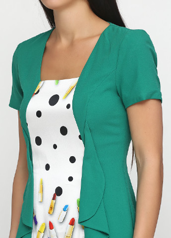 Зеленое кэжуал платье Sassofono