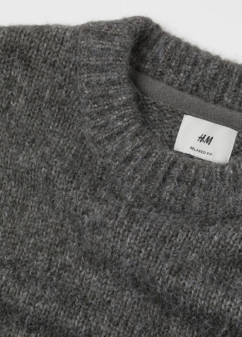Серый зимний джемпер джемпер H&M