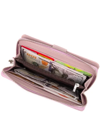 Жіночий шкіряний гаманець 19х9,5х2,5 см st leather (252131247)