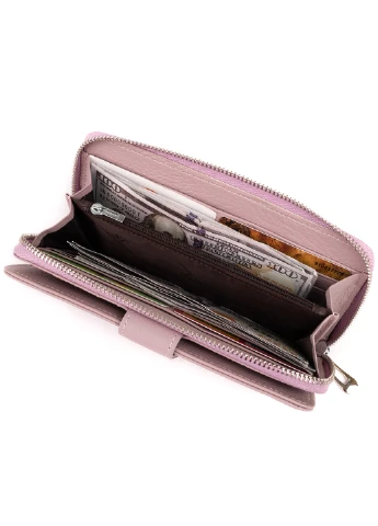 Жіночий шкіряний гаманець 19х9,5х2,5 см st leather (252131247)