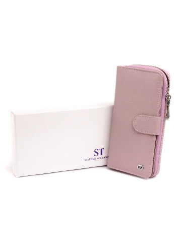 Жіночий шкіряний гаманець 19х9,5х2,5 см st leather (252131247)