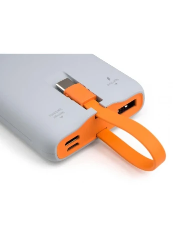 Батарея универсальная 10000 mAh SuperQC soft touch w/cable 22.5W dark grey (VPB1SQSCDG) Vinga (252654516)