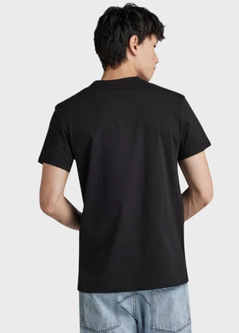 Чорна футболка G-Star Raw
