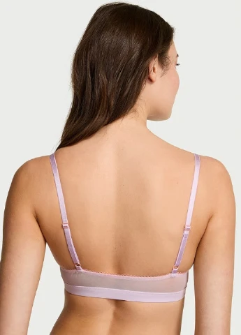 Рожевий демісезонний комплект (бюстгальтер, трусики) Victoria's Secret