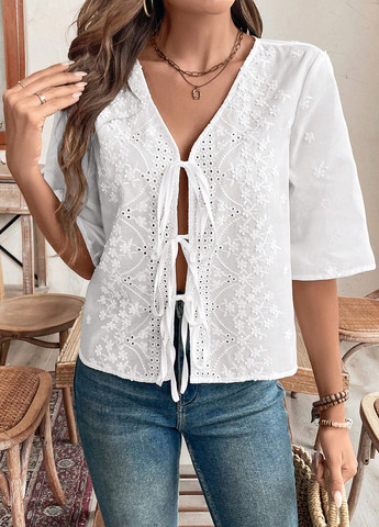 Белая блуза SHEIN