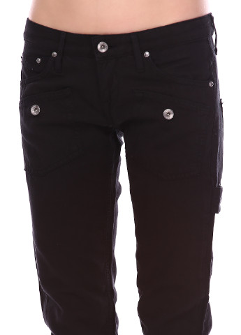 Черные кэжуал демисезонные брюки Fornarina
