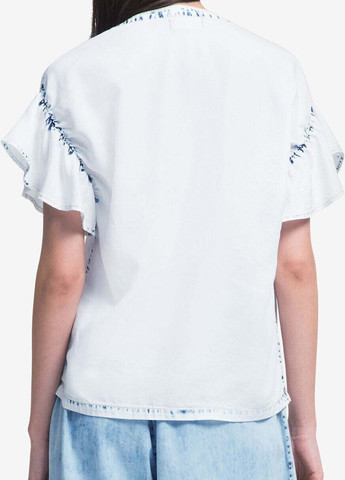 Белая летняя блуза DKNY