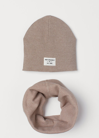 Комплект головных уборов (шапка, шарф-снуд) H&M (292631023)