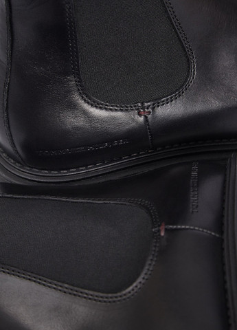 Черные осенние ботинки челси Tommy Hilfiger