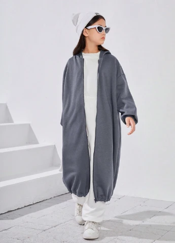 Серый демисезонный кардиган SHEIN