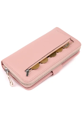 Жіночий шкіряний гаманець 19х9,5х2,5 см st leather (229459968)