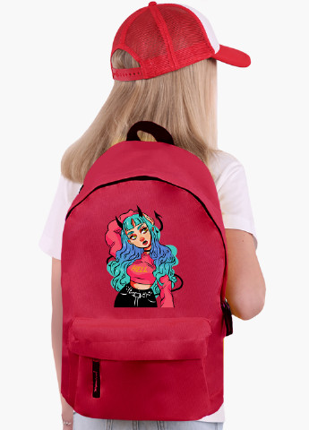 Детский рюкзак Дівчина демон (Cute Girl Illustration Art) (9263-2838) MobiPrint (229078021)
