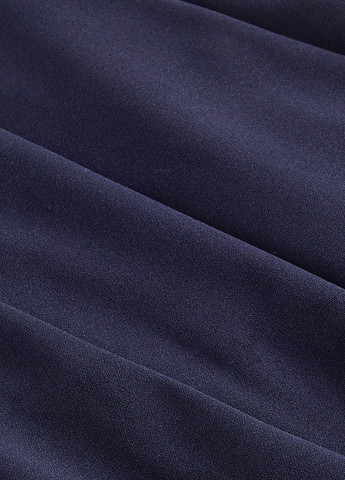 Синее коктейльное, вечернее, кэжуал платье клеш, бандо SHEIN однотонное