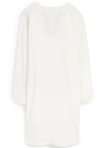 Білий кежуал сукня C&A однотонна