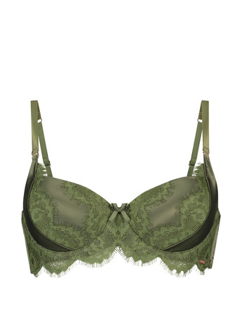 Хакі бюстгальтер Hunkemoller з кісточками поліамід, мереживо