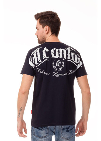 Синя футболка dobermans full contact ts61nv Dobermans Aggressive