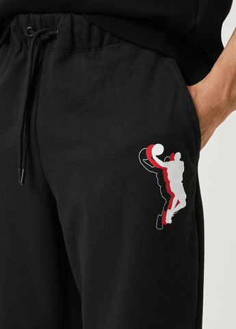 Черные спортивные демисезонные джоггеры брюки KOTON