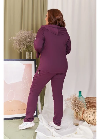 Спортивный костюм 188-1 64 Бордовый N.N.C.Fashion (223458350)