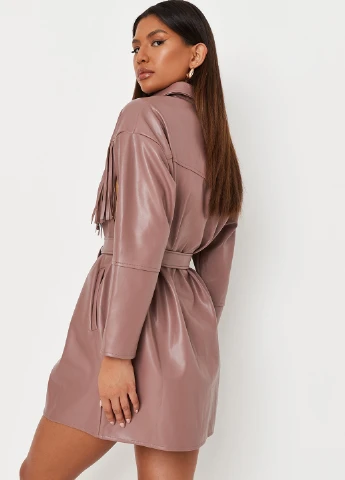 Коричнева кежуал плаття, сукня Missguided однотонна