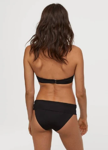 Черные купальные трусики-плавки однотонные H&M