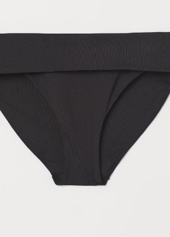 Черные купальные трусики-плавки однотонные H&M