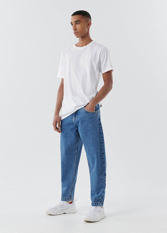 Синие летние мешковатые джинсы Cropp