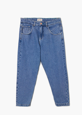 Синие летние мешковатые джинсы Cropp