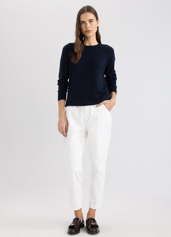 Темно-синий демисезонный свитер джемпер DeFacto