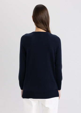 Темно-синий демисезонный свитер джемпер DeFacto