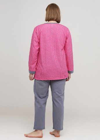 Комбинированная всесезон пижама лонгслив + брюки Трикомир