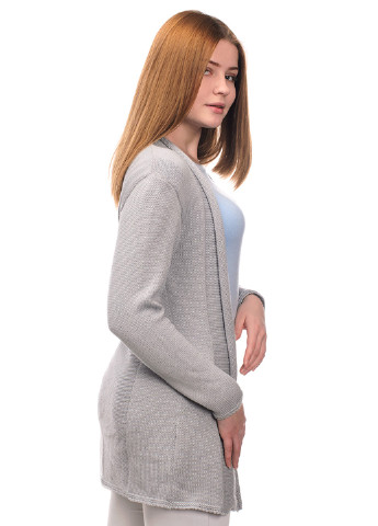 Светло-серый демисезонный кардиган SVTR