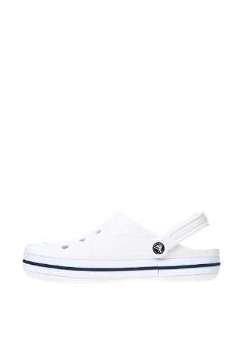 Белые сабо Crocs без каблука