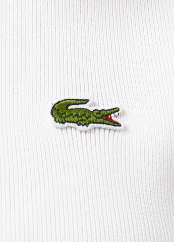 Білий кежуал сукня поло Lacoste однотонна