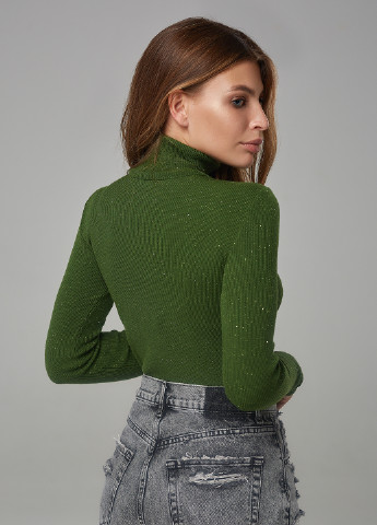Зеленый демисезонный свитер Edira