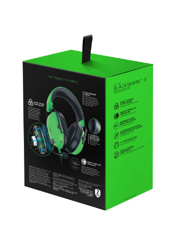 Наушники (RZ04-03240600-R3M1) Razer Blackshark V2 X Green (253546568)