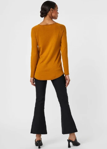 Гірчичний демісезонний светр Vero Moda