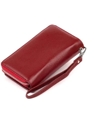 Жіночий шкіряний гаманець 19х9,5х2,5 см st leather (252130485)