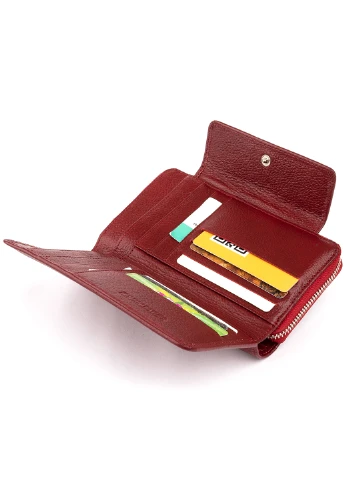 Жіночий шкіряний гаманець 19х9,5х2,5 см st leather (252130485)