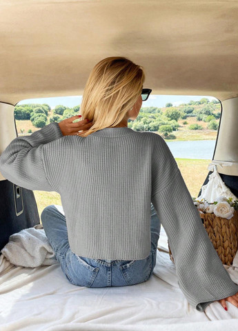 Сірий демісезонний джемпер джемпер SHEIN