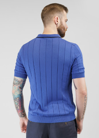 Синяя футболка-поло мужское для мужчин Arber