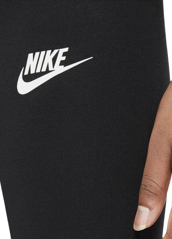 Черные демисезонные леггинсы Nike