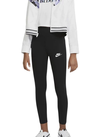 Черные демисезонные леггинсы Nike