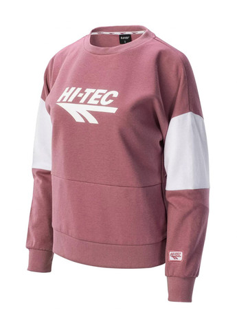 Розовый свитшот Hi-Tec логотип нашивки (299962079)