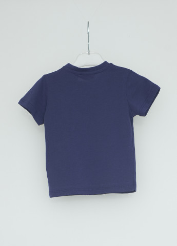 Темно-синяя летняя футболка с коротким рукавом Mexx