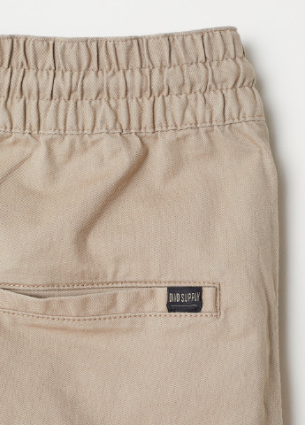 Песочные кэжуал демисезонные зауженные брюки H&M