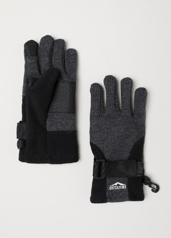 Перчатки H&M чёрные спортивные хлопок
