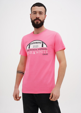 Кислотно-рожева футболка Jerzees